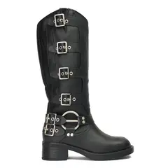 THUNDER BLUE - Bota Mujer Negro Farid