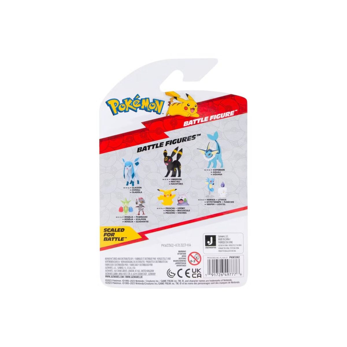 POKEMON - Pokémon Battle Figure - Horsea y Litwick