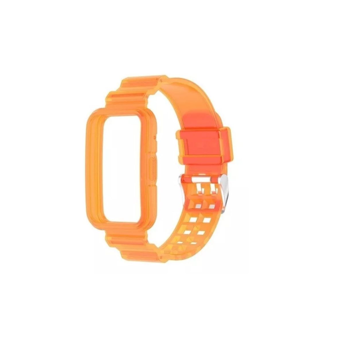 GENERICO - Correa Deportiva Transparente Para Huawei Watch Fit 1-NARANJA