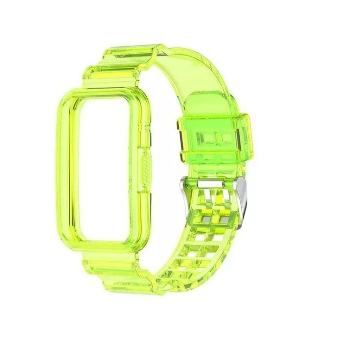 GENERICO - Correa Deportiva Transparente Para Huawei Watch Fit 1-AMARILLO