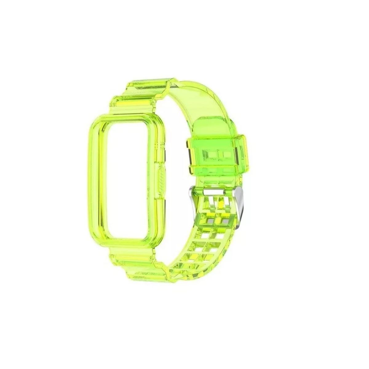 GENERICO - Correa Deportiva Transparente Para Huawei Watch Fit 1-AMARILLO
