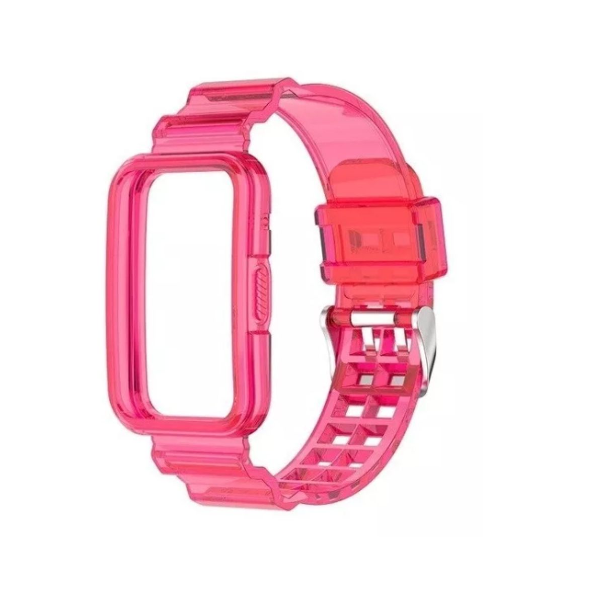 GENERICO - Correa Deportiva Transparente Para Huawei Watch Fit 1-FUSCIA