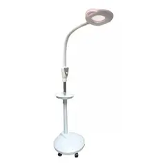 MUNDO MAGIA - Lampara Luz Fría Lupa Led Con Pedestal Cosmetología Pestañas