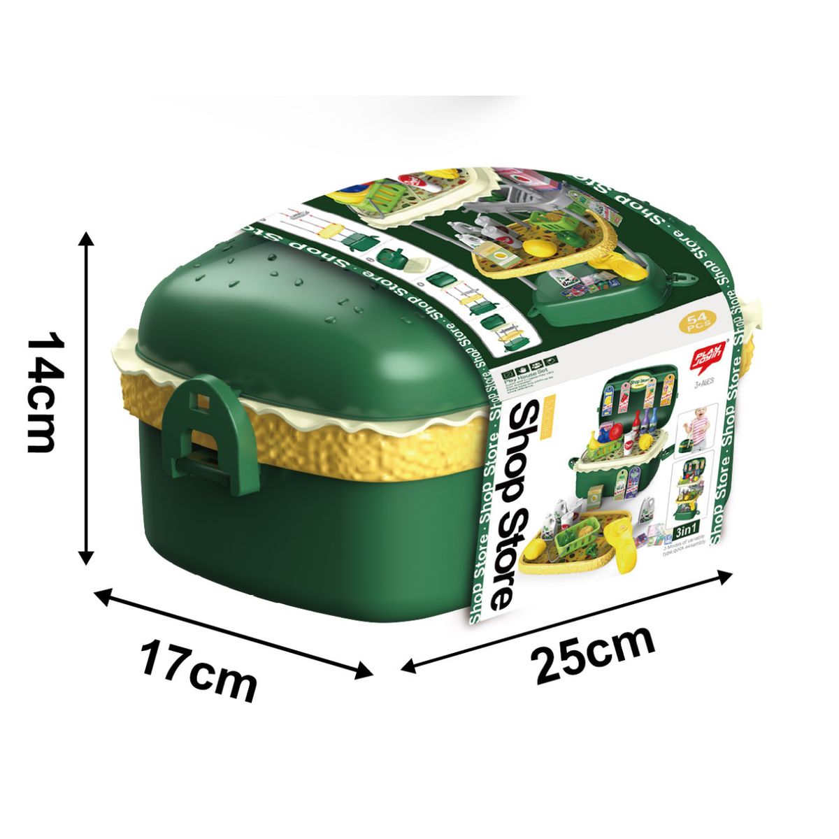 GENERICO - Maleta de Supermercado 3 en 1