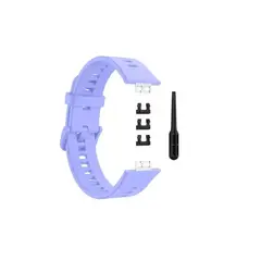 GENERICO - Correa De Silicona Para smarwatch Huawei Fit 1-azul celeste