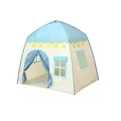 ANGELES DEL HOGAR - Carpa Plegable Casa Infantil Ligera Portatil Niños Y Niñas Azul