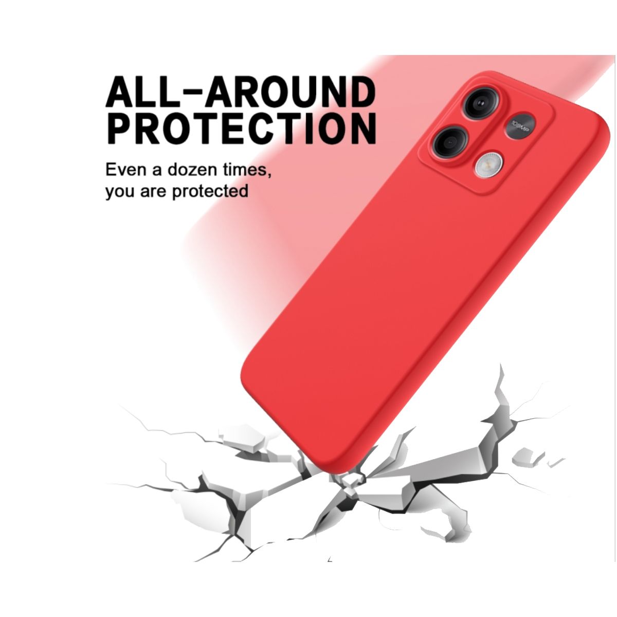 JOIGO - Carcasa Funda  para Xiaomi Redmi MI 12 Lite Azul Oscuro