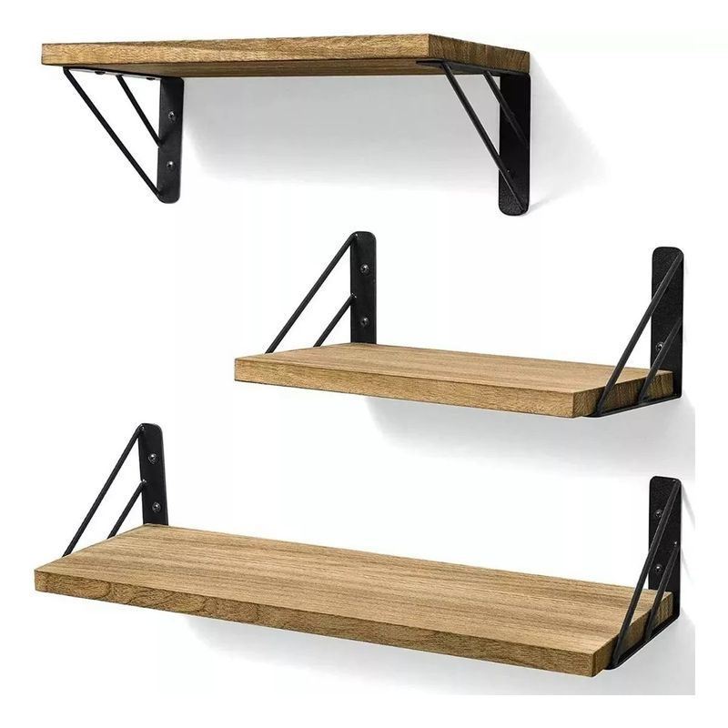 MUNDO MAGIA - Repisas Flotantes De Madera Multipropósito Kit