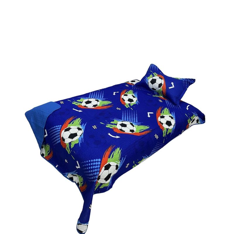 GENERICO - Cubrecama Quilt Ligero Primavera Verano de Niño Plaza y media