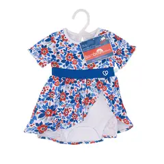 BAMBINO - Body Vestido Blanco Huasa Niña