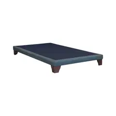 BLOCCARE - Base de Cama 1 Plaza de 8 cm - Largo 200 cm con patas de 11 cm
