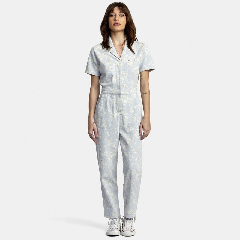 RVCA - Enterito Mujer Nightshift Wvdr Celeste RVCA