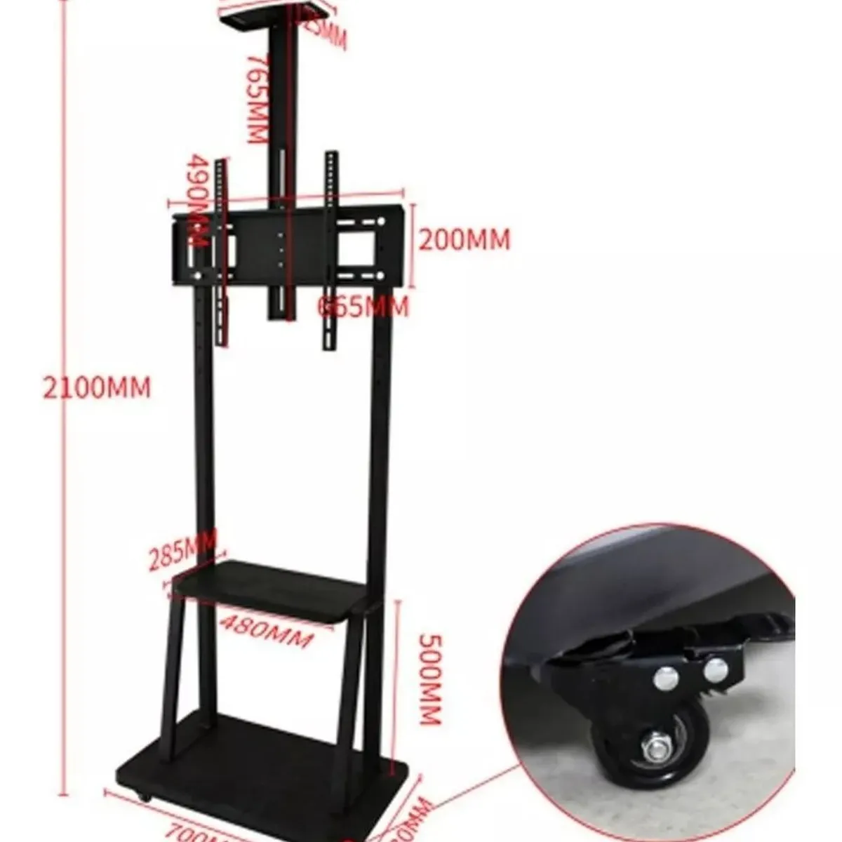 SHOP EHOME BAG - Soporte TV Base Pedestal  Rueda Televisor 32 A 70 Pulgadas Movil