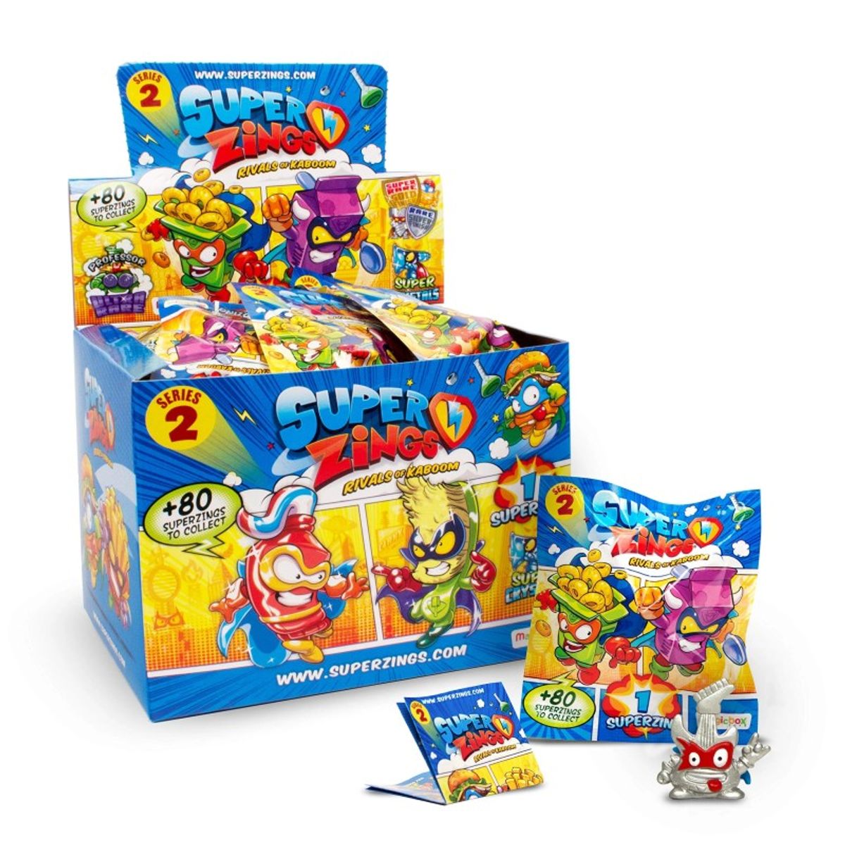 M - Super Zings Serie 2 Caja 25 Personajes