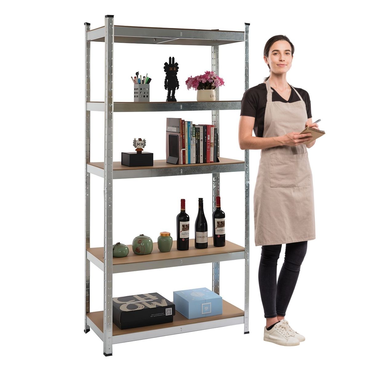 PROCHEF - Estante 90x40x180 cm. Acero Galvanizado Cap 875 Kg