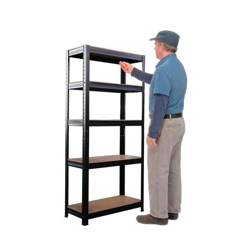PROCHEF - Estante 70x30x150 cm Acero Pintado 5 Band. 750 Kg