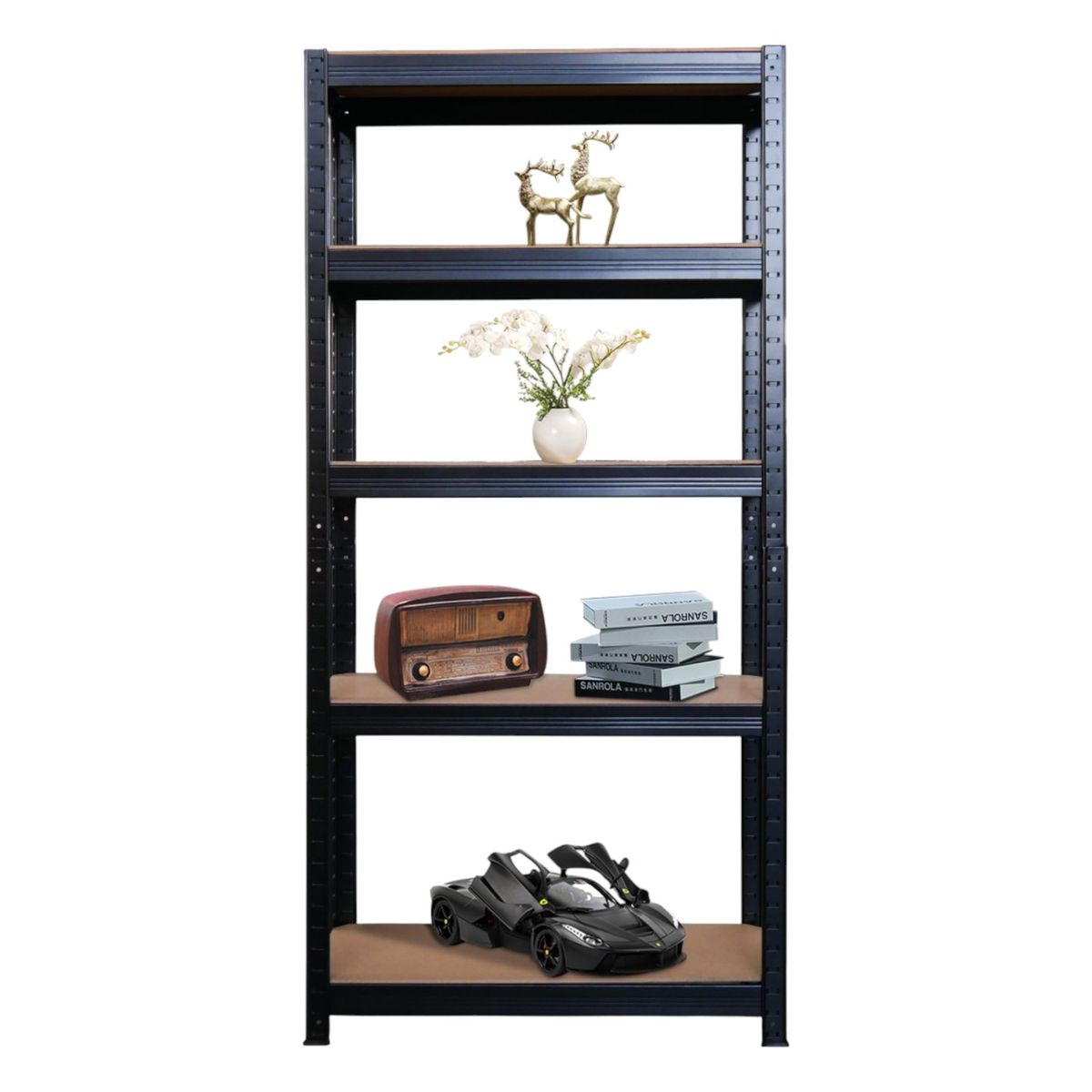 PROCHEF - Estante 70x30x150 cm Acero Pintado 5 Band. 750 Kg