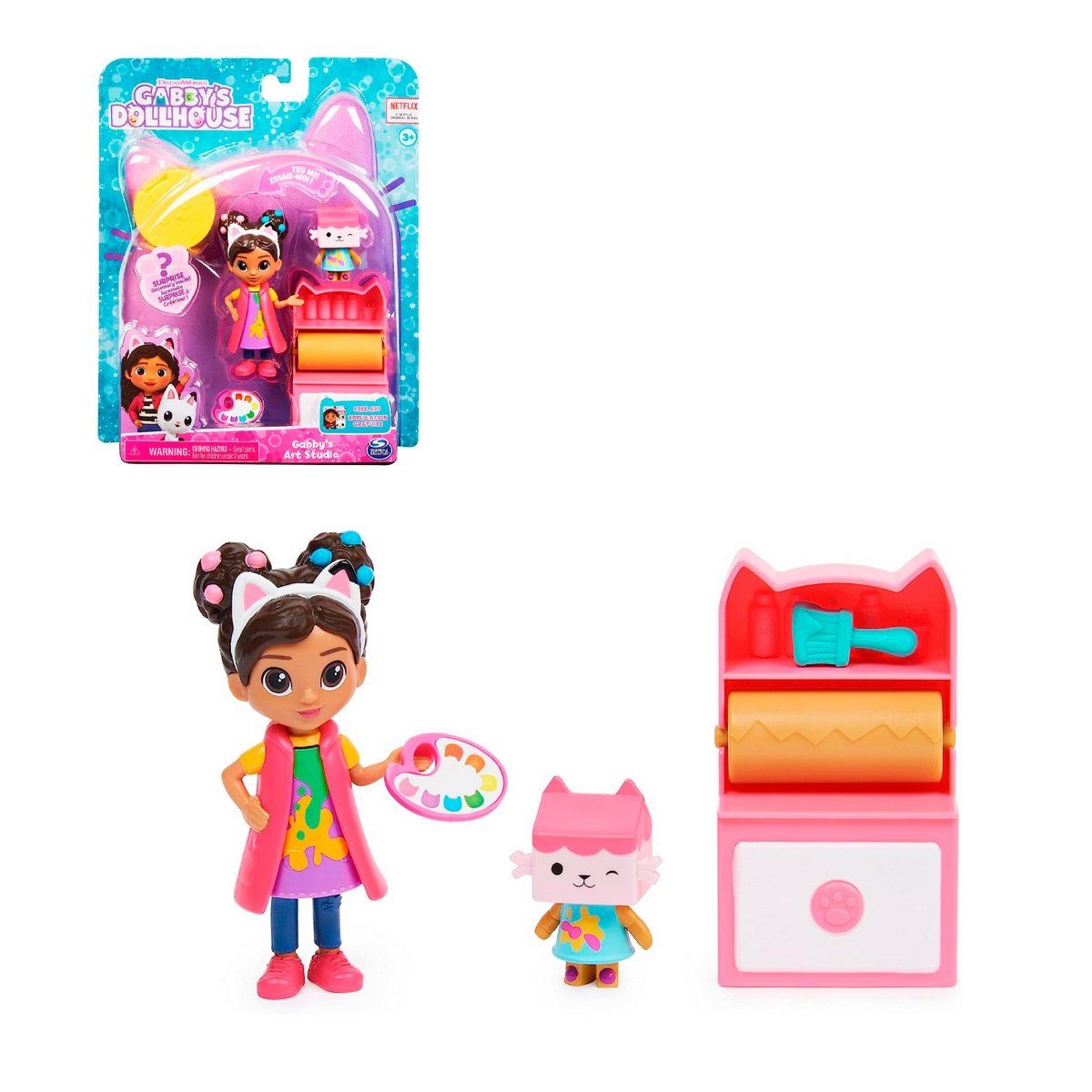 LA CASA DE GABBY - Playset muñecas GABBYS DOLLHOUSE estudio de arte