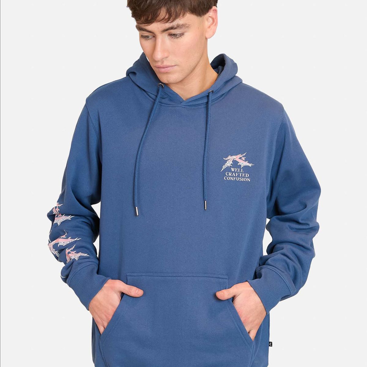 RUSTY - Poleron Confusion Azul Hombre Rusty