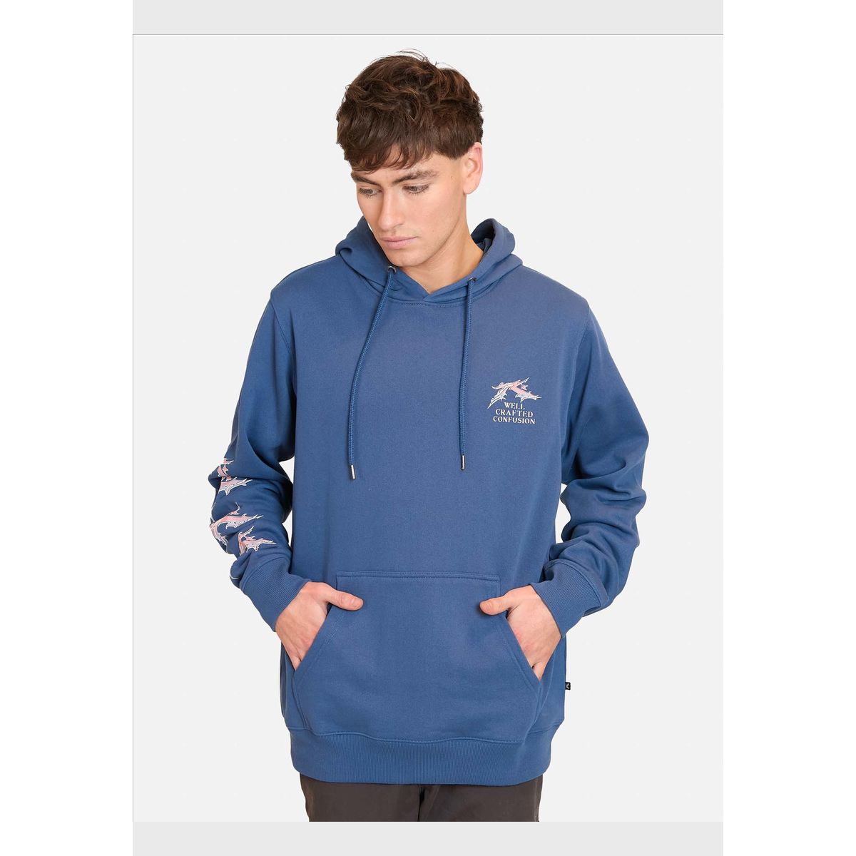 RUSTY - Poleron Confusion Azul Hombre Rusty