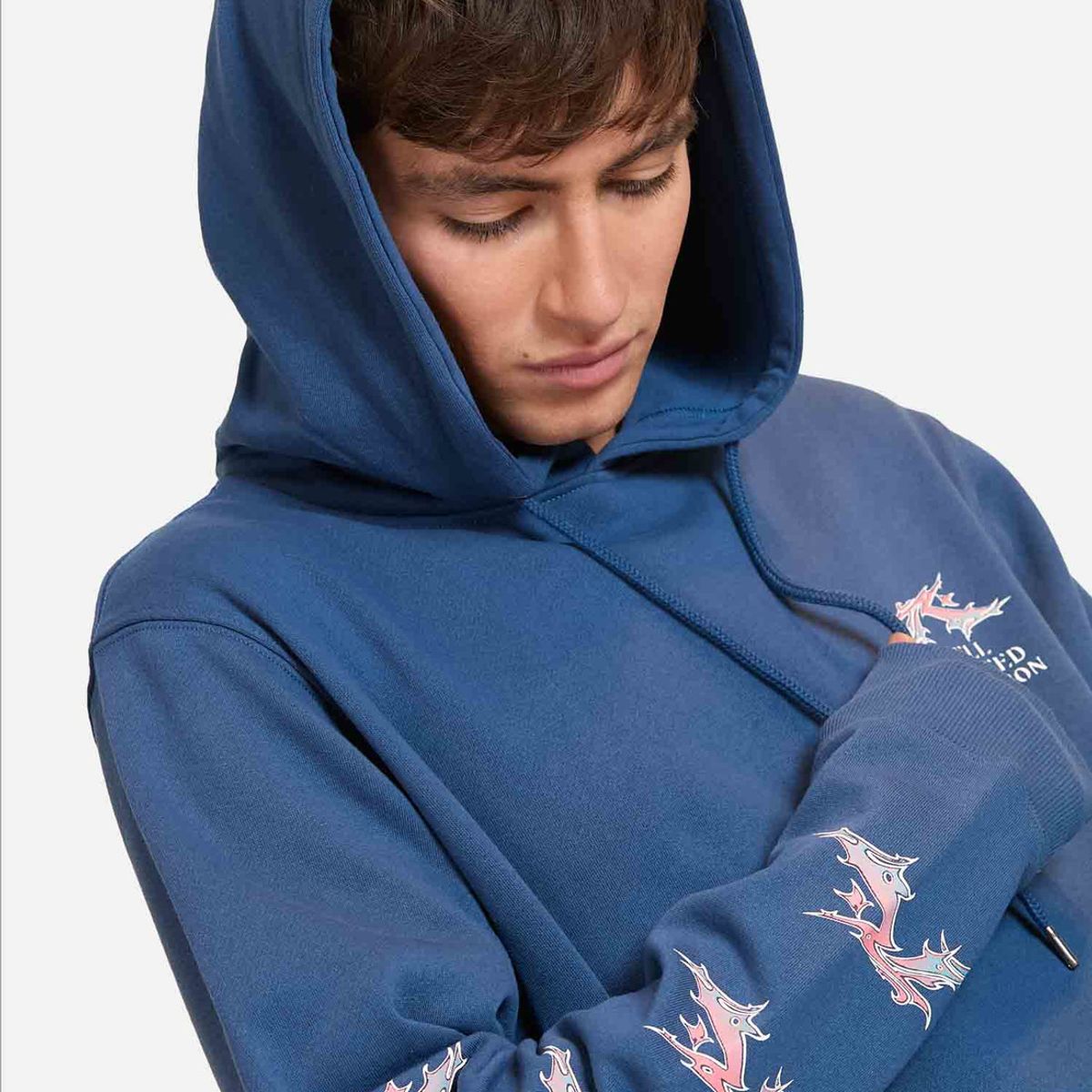 RUSTY - Poleron Confusion Azul Hombre Rusty