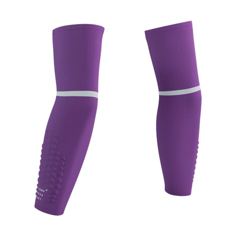 COMPRESSPORT - Mangas ArmForce Ultralight Lila