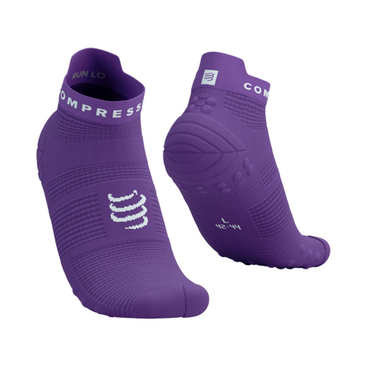 COMPRESSPORT - Compresport - Calcetín Pro Racing v4.0 Run Low Lila