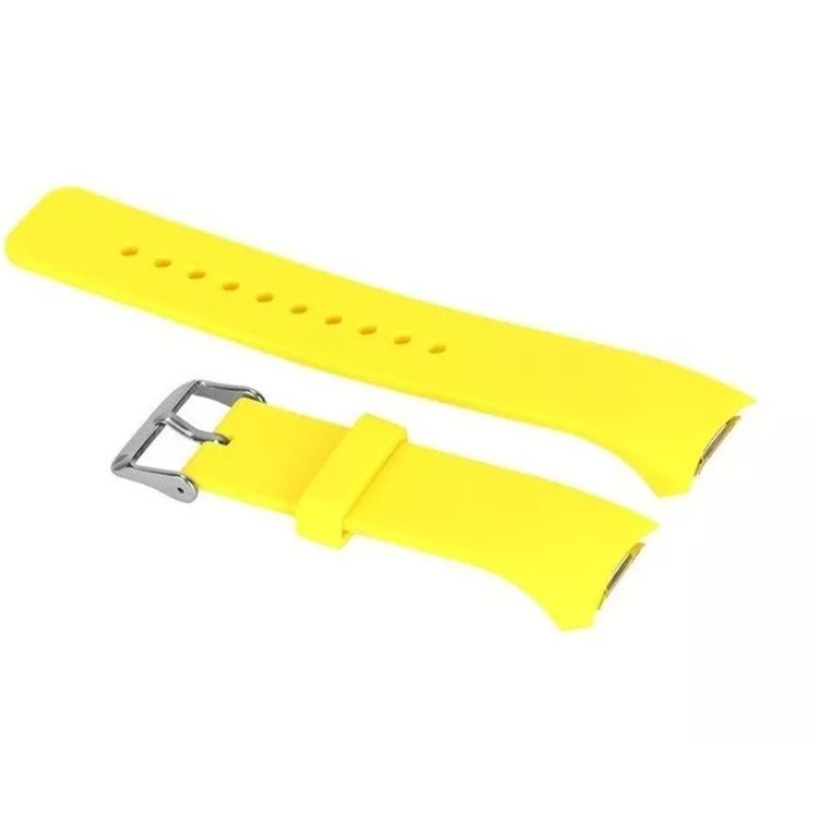 GENERICO - Correa De Silicona Para smarwatch Samsung Gear S2 R720-AMARILLO