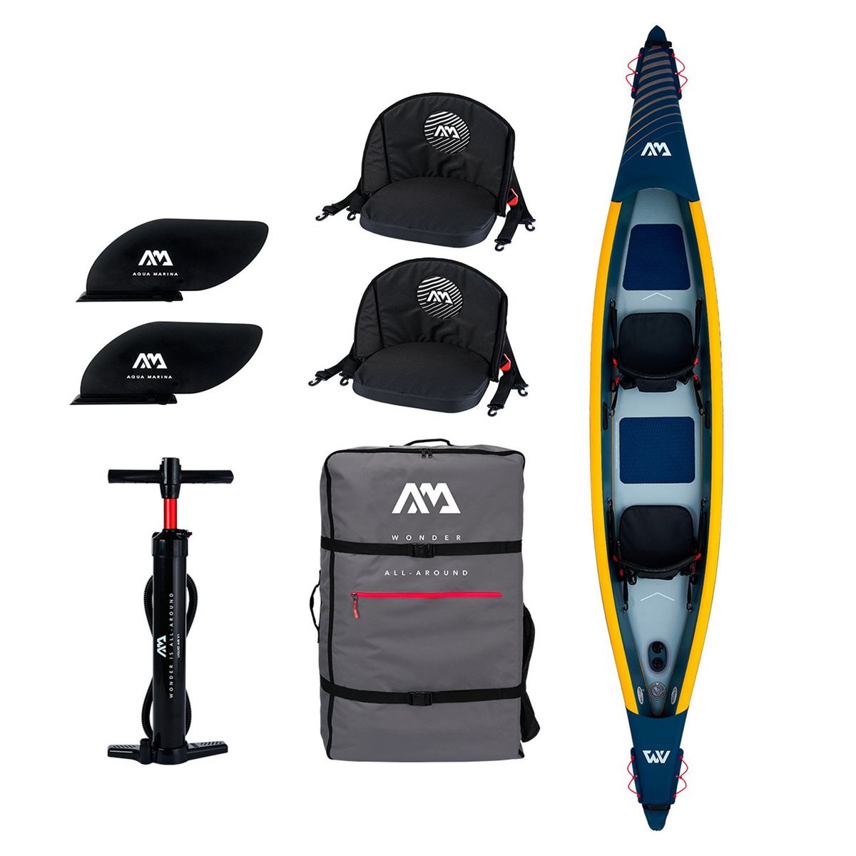 AQUA MARINA - Kayak Inflable Tomahawk Doble / Inflable / Aqua Marina