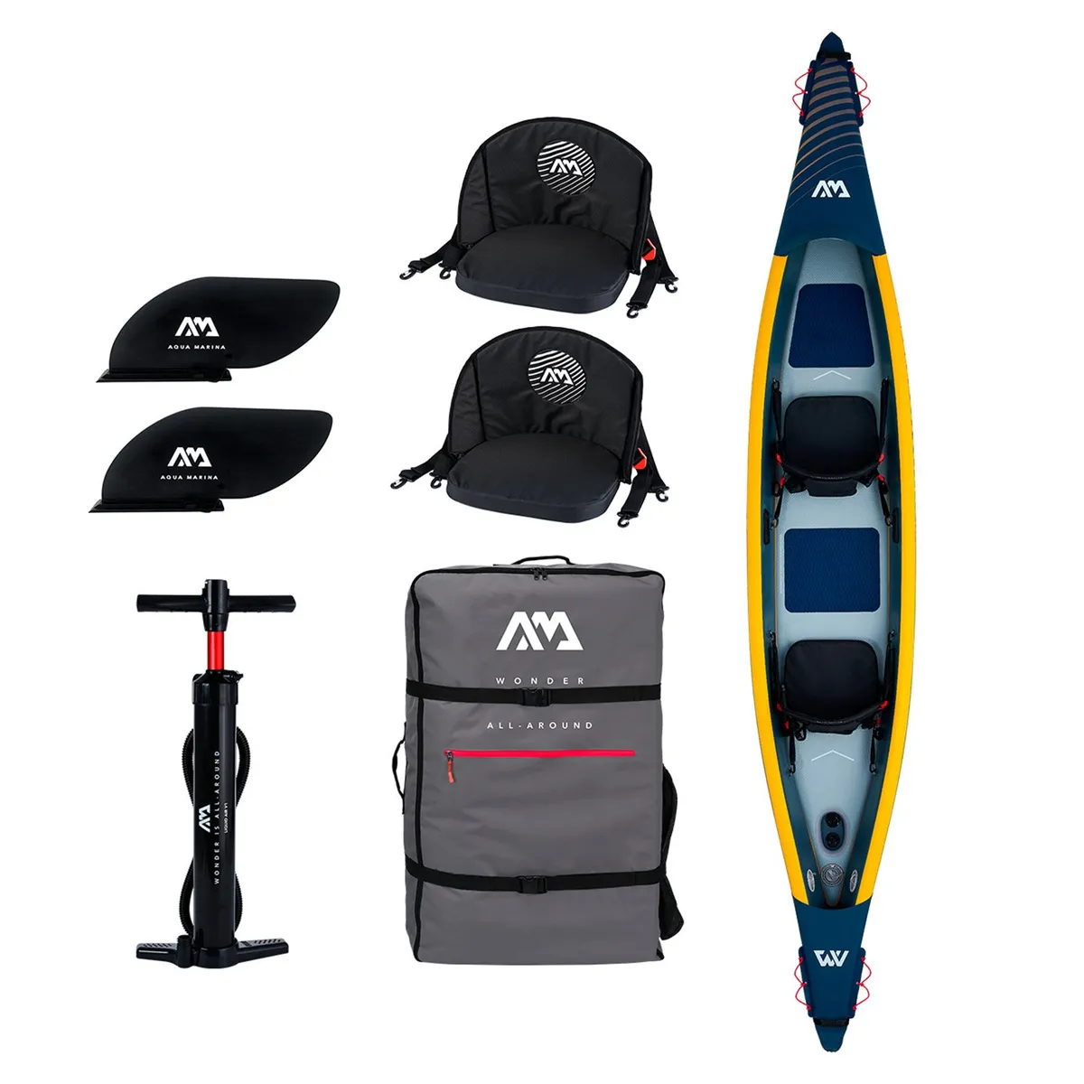 AQUA MARINA - Kayak Inflable Tomahawk Doble / Inflable / Aqua Marina