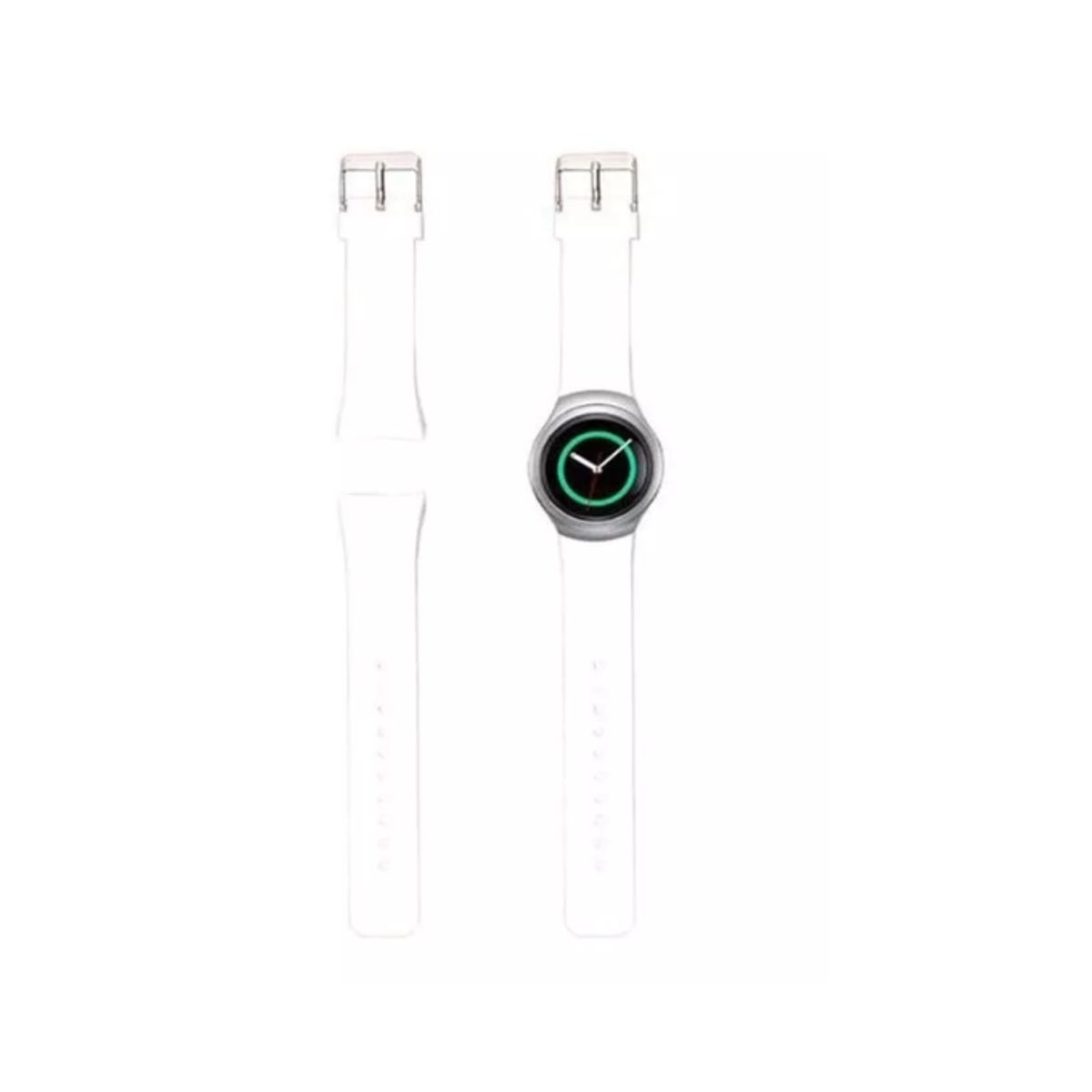 GENERICO - Correa De Silicona Para smarwatch Samsung Gear S2 R720-BLANCO
