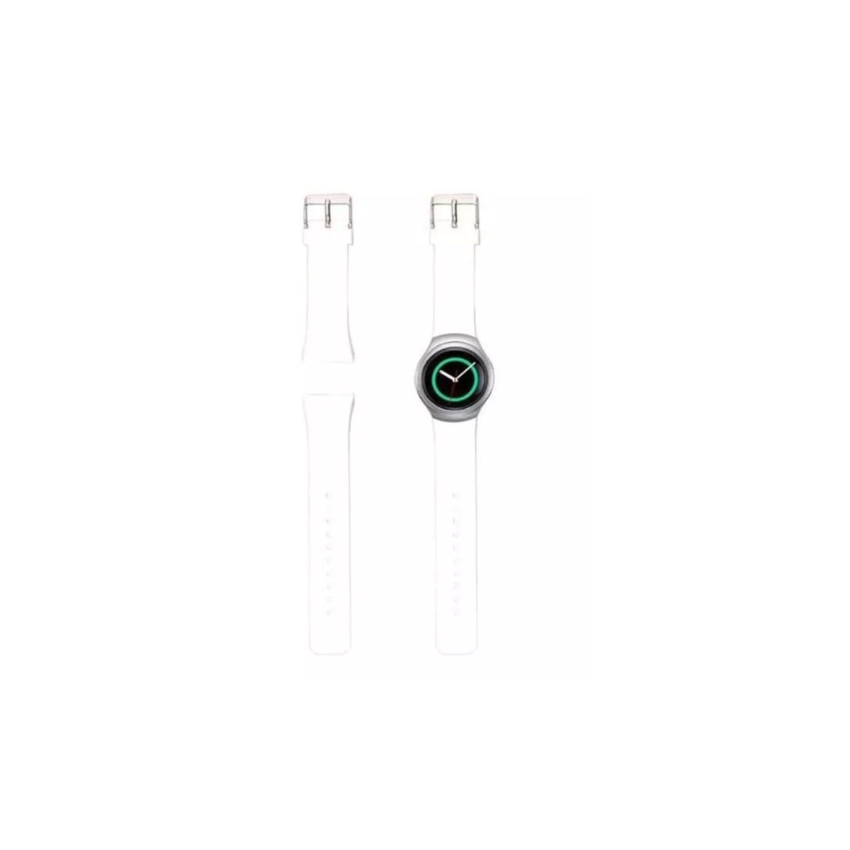 GENERICO - Correa De Silicona Para smarwatch Samsung Gear S2 R720-BLANCO
