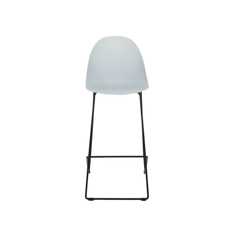 SUR DISEÑO - Silla Bar Vivid Alta Gris Ceniza