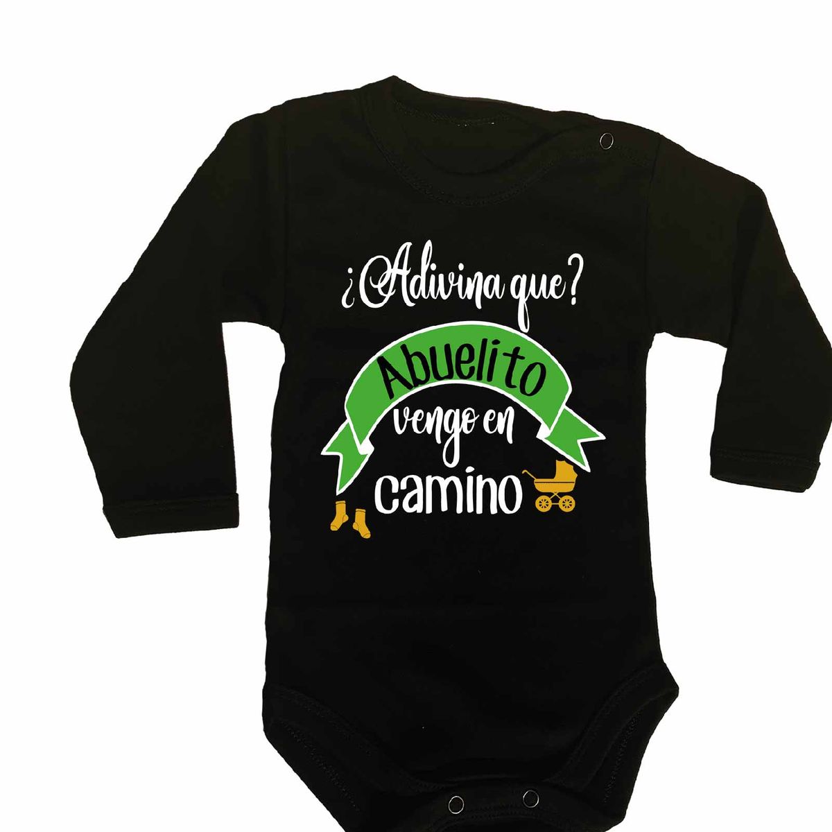GENERICO - PILUCHOS BODY DE BEBE ABUELITO VENGO EN CAMINO