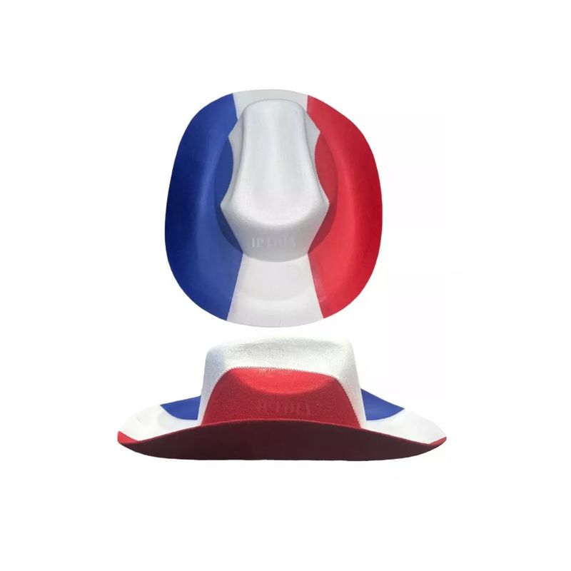 GENERICO - Sombrero Fiestas Patrias Sombrero Adulto Rojo Azul Y Blanco