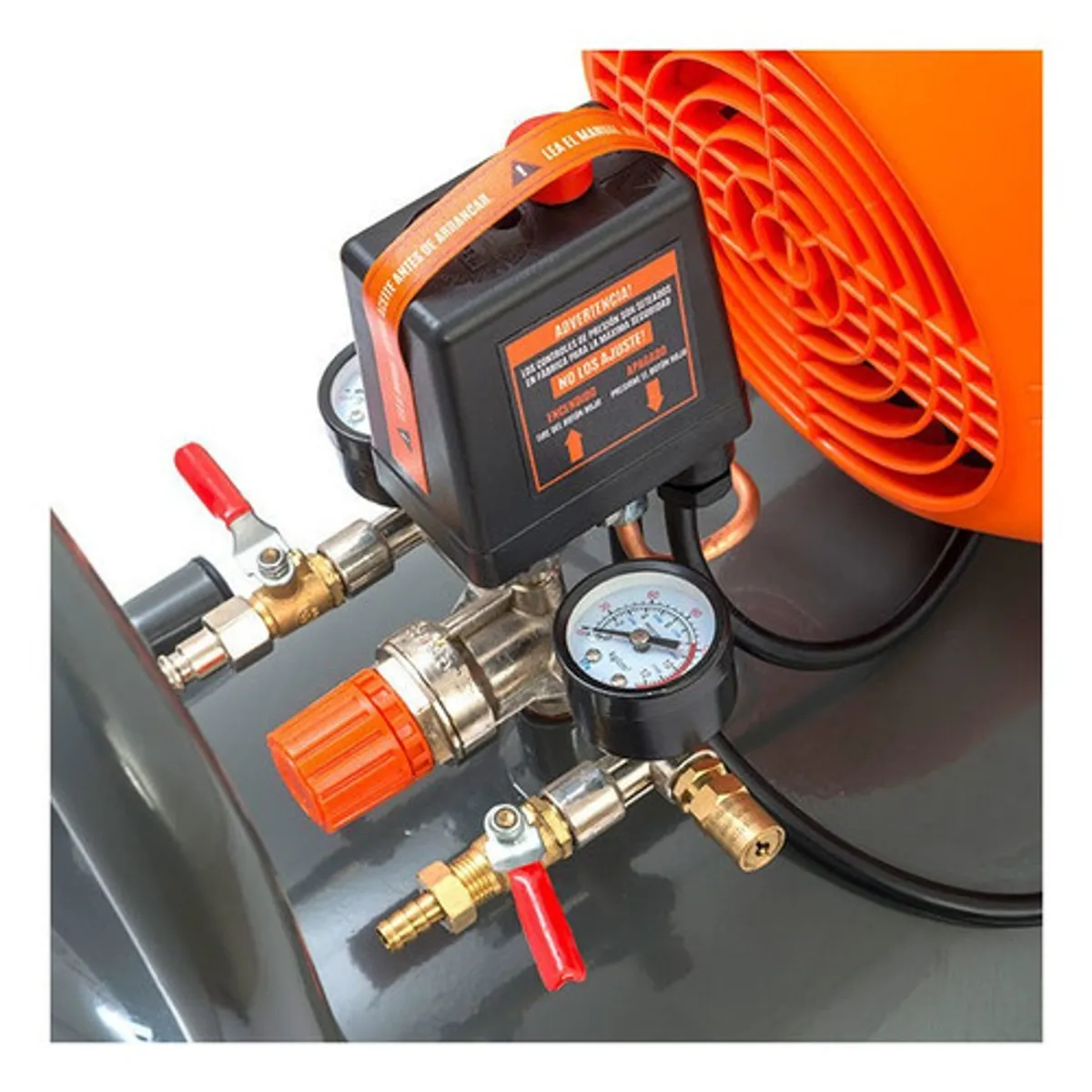 DAEWOO - Compresor De Aire Daewoo Dac24d 220v Monofásico 24l 2hp