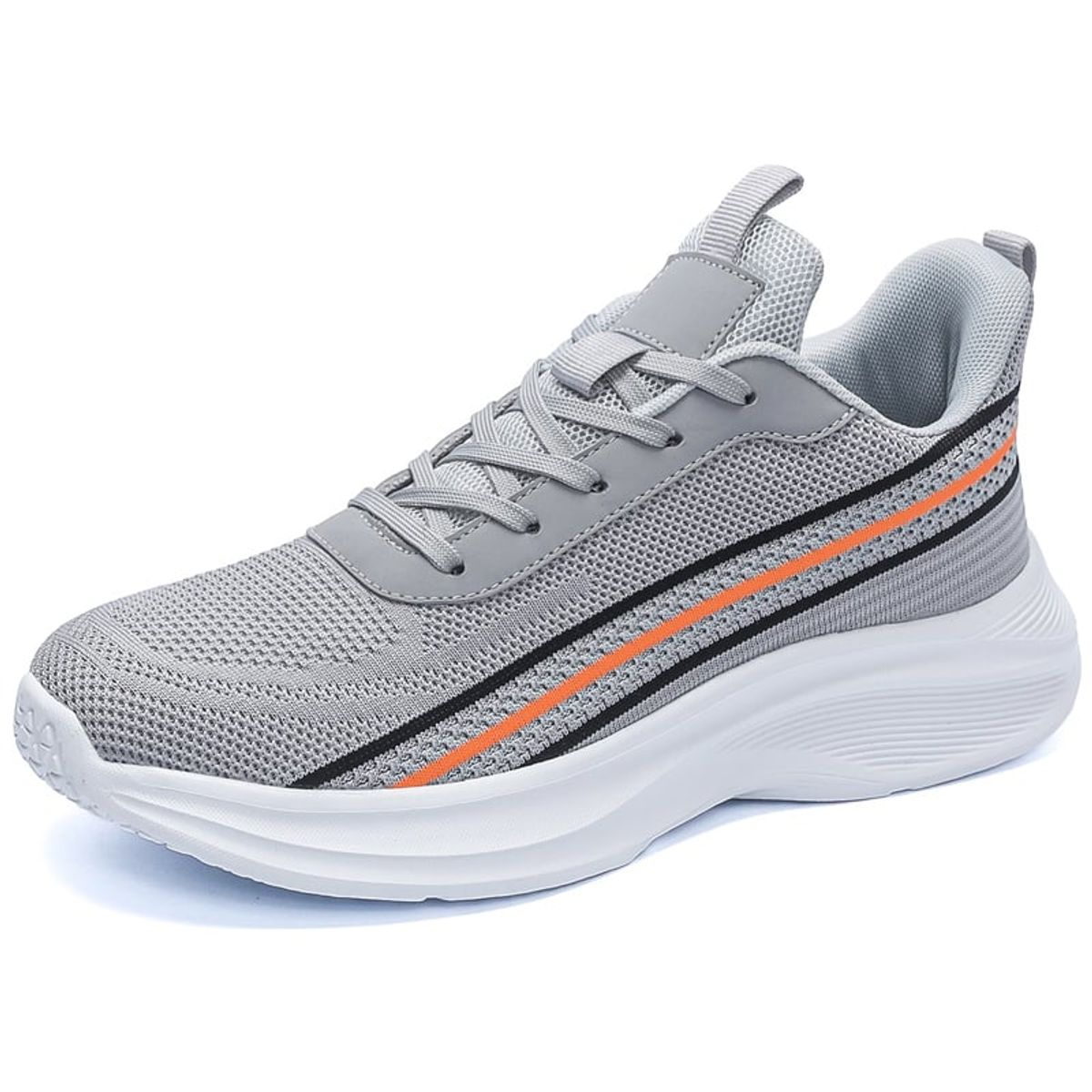 SHANDIAN - Zapatillas Running Hombre Gris