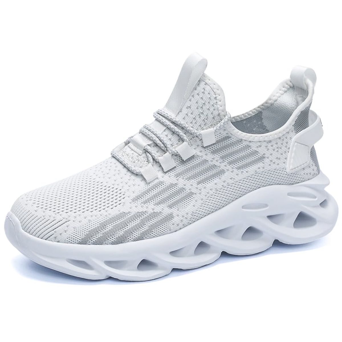 SHANDIAN - Zapatillas Deportivos Hueco Hombre Blanco