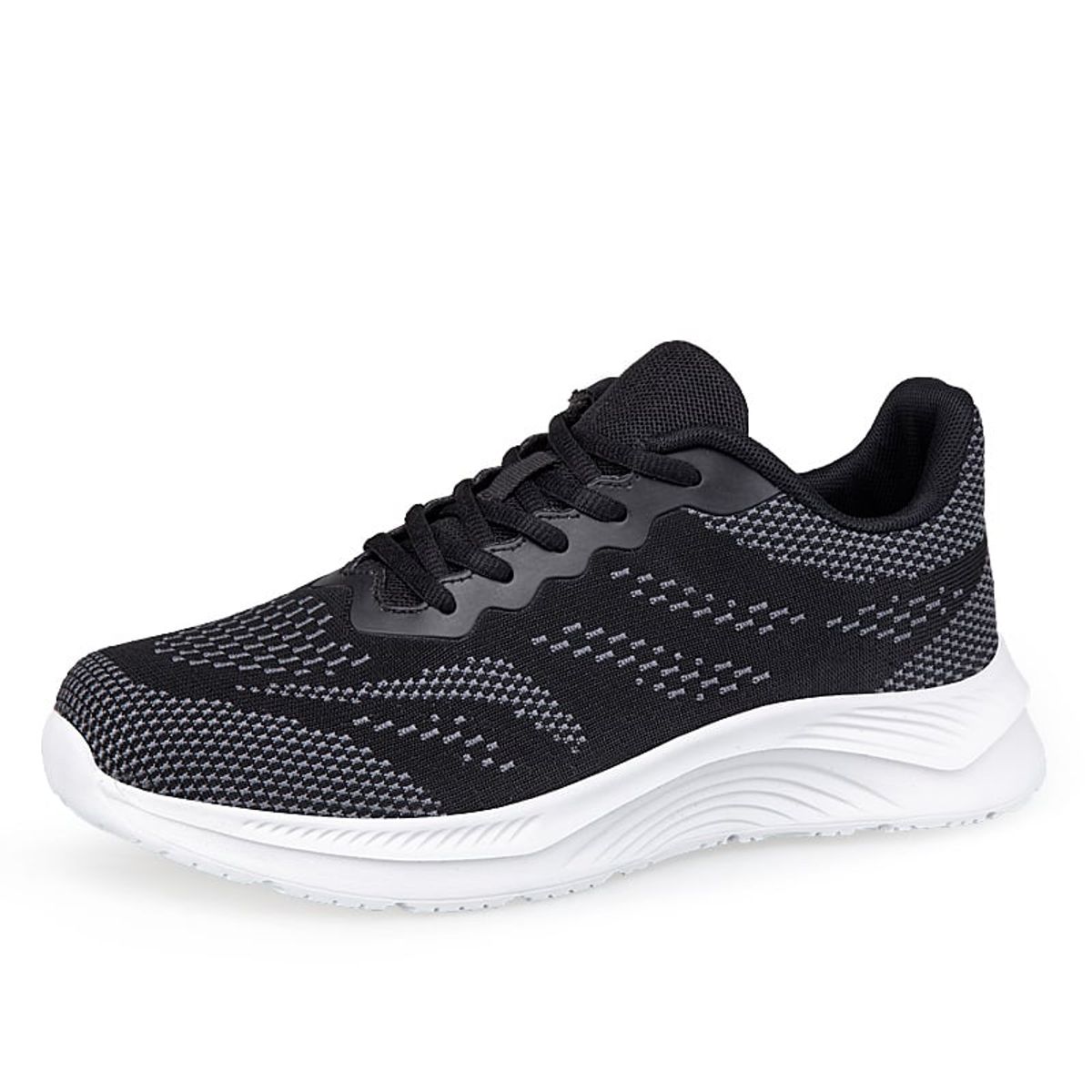 SHANDIAN - Zapatillas Running Hombre Negro