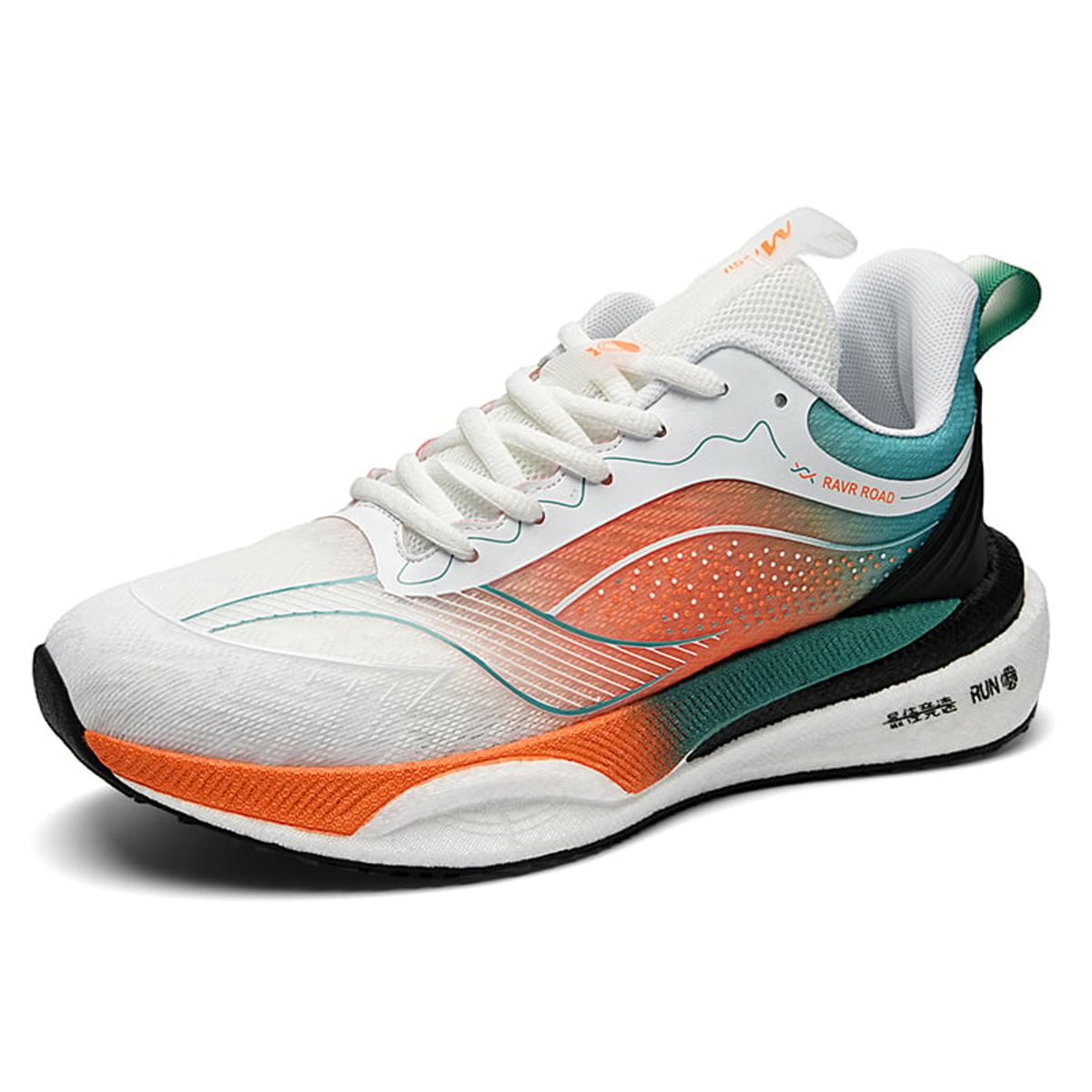 SHANDIAN - Zapatillas Running Hombre Naranja
