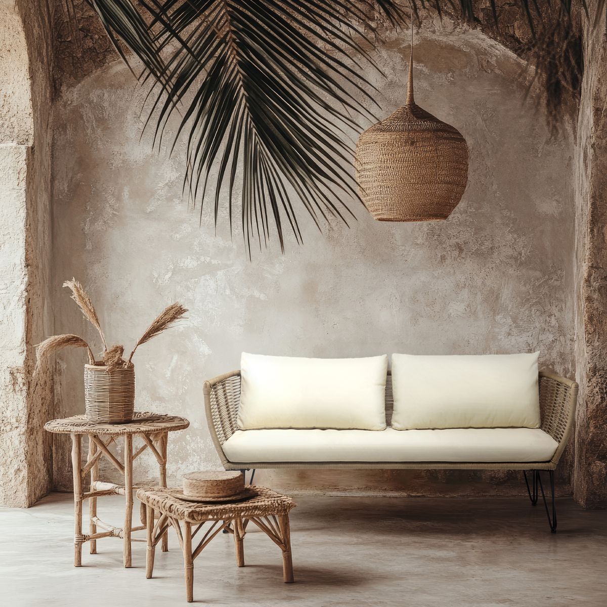 FORM DESIGN - Sofá 2 Cuerpos Maresias Beige Form