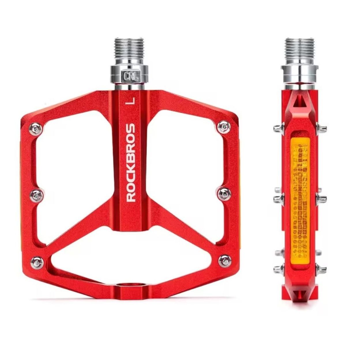 CASTLETEC - PEDALES DE BICICLETA UNIVERSAL ANTIDESLIZANTE ROCBROS K371