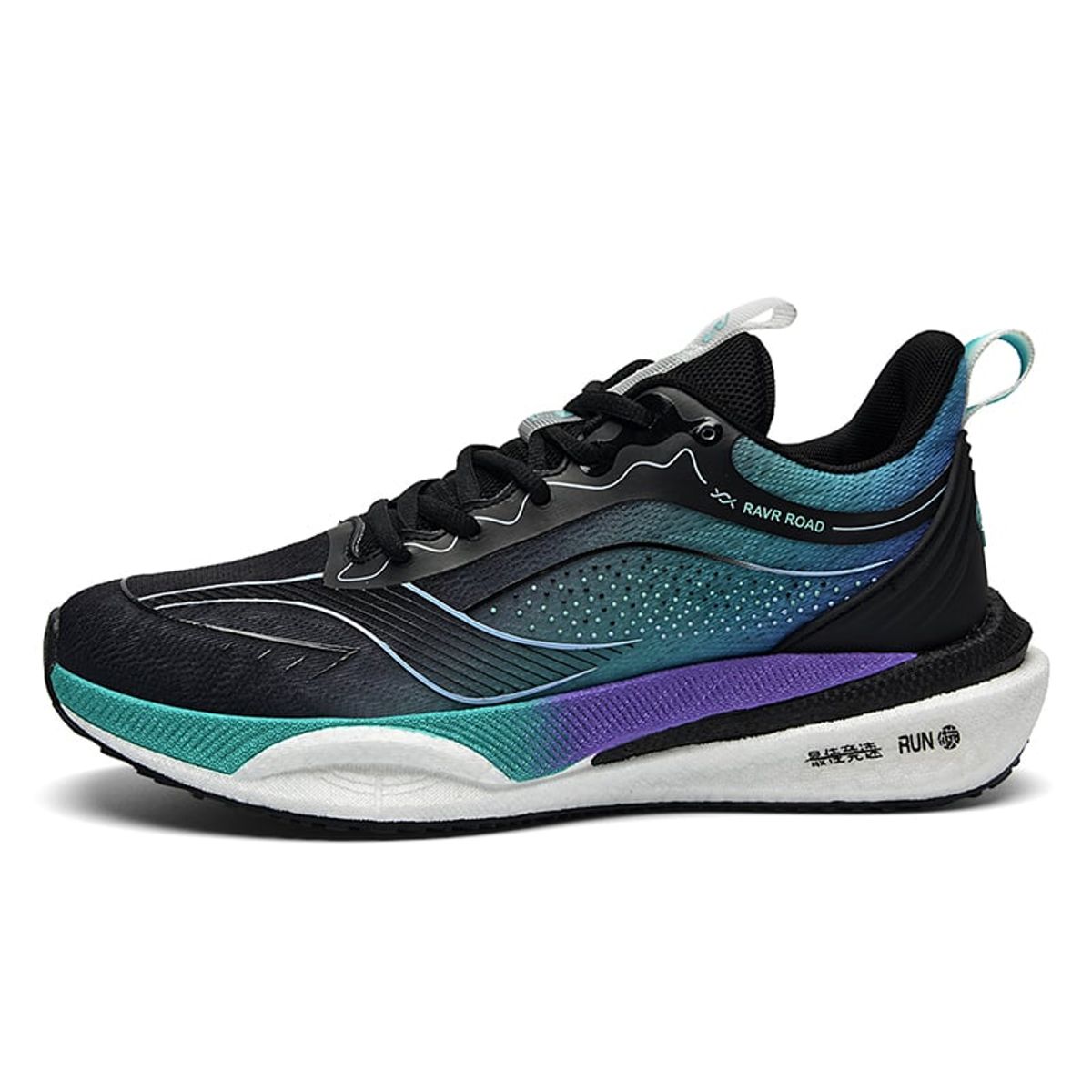 SHANDIAN - Zapatillas Running Hombre Negro