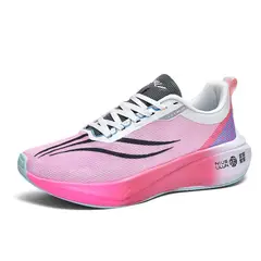 SHANDIAN - Zapatillas Running Hombre Rosa
