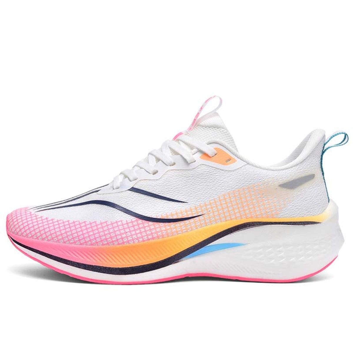 SHANDIAN - Zapatillas Running Hombre Blanco