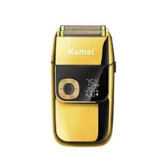 TIOZONEY - Máquina afeitadora Kemei KM-2028 dorada