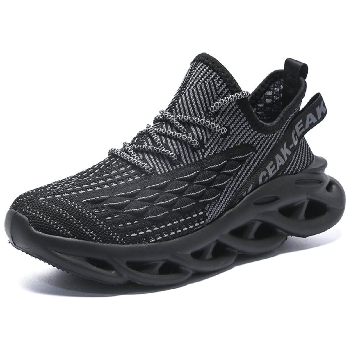 SHANDIAN - Zapatillas Deportivos Hueco Hombre Negro