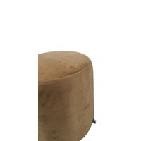 POUF REDONDO FELPA CAMEL