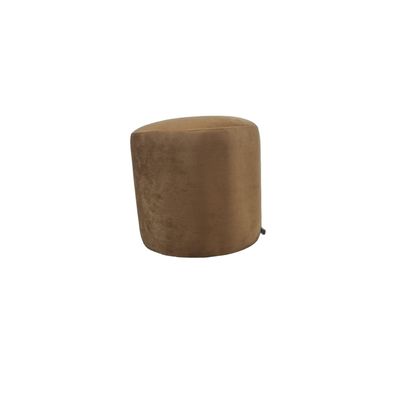 Imagen 2 del producto POUF REDONDO FELPA CAMEL