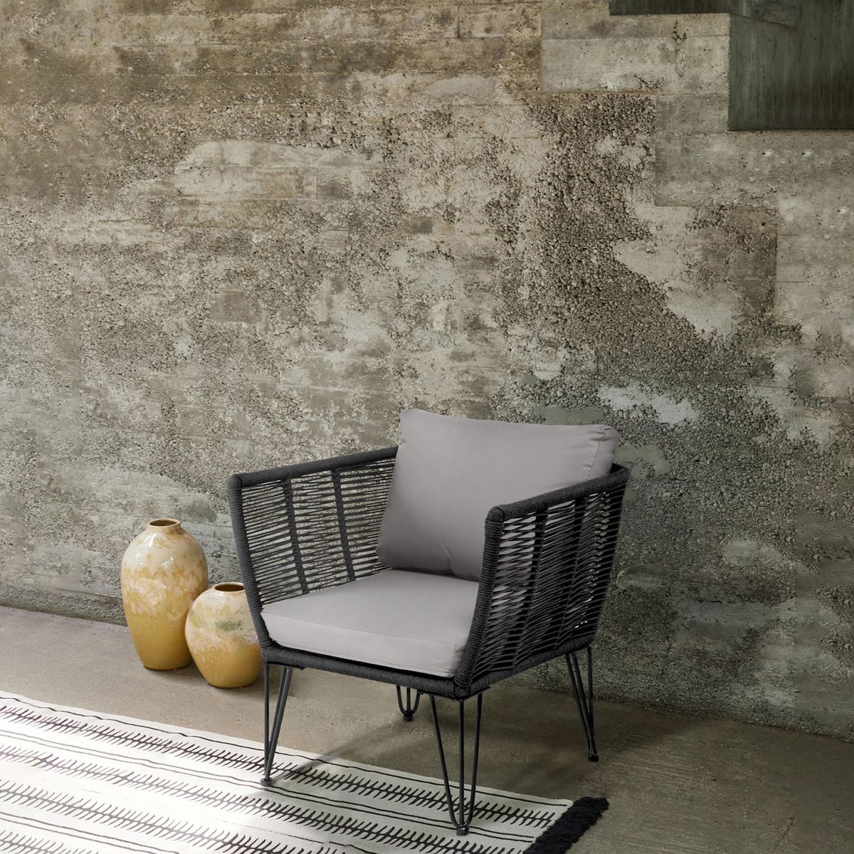 FORM DESIGN - Sofá 1 Cuerpo Maresias Gris Form